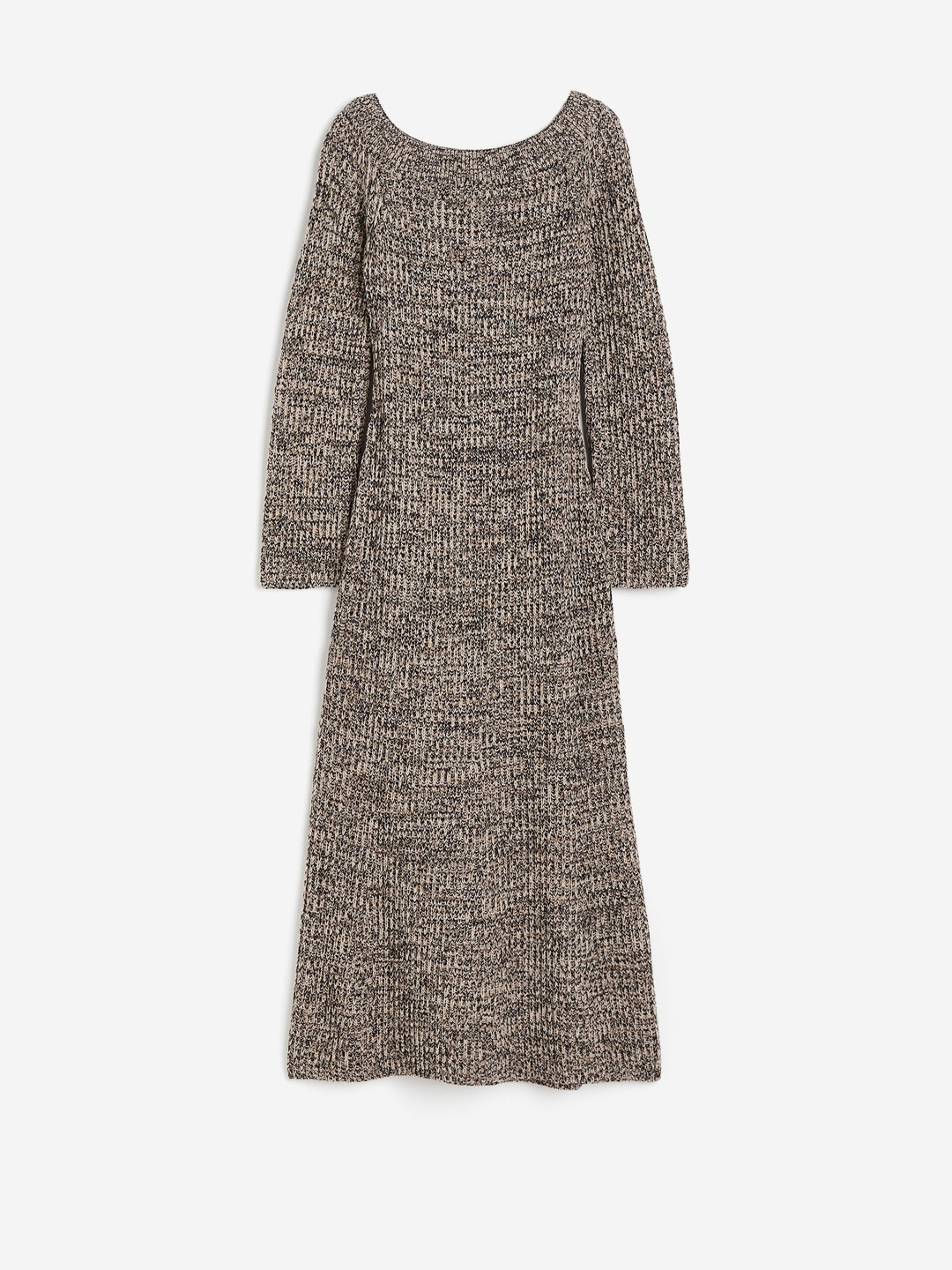 H&M Women Rib-Knit Off-The-Shoulder Dress