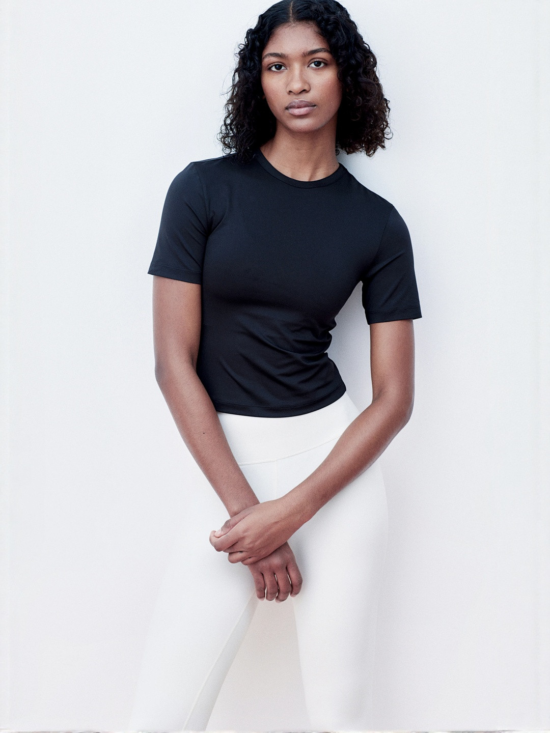 H&M DryMove Cropped Sports Top