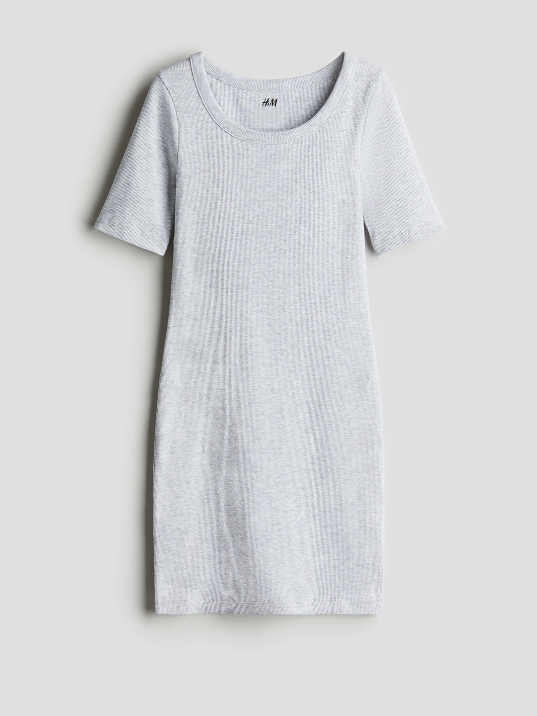 H&M Ribbed Cotton Dress