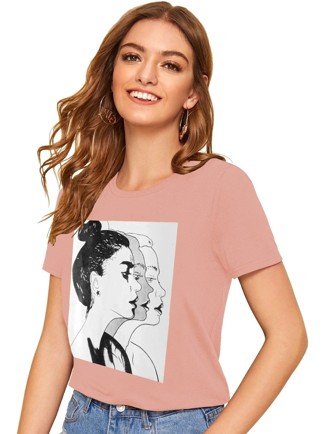 FABRICORN Women Graphic Printed T-shirt