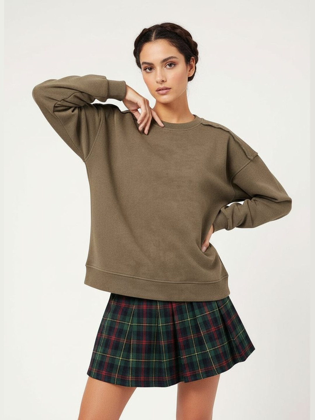 DressBerry Functional Fit Comfy-Cotton Sweatshirt