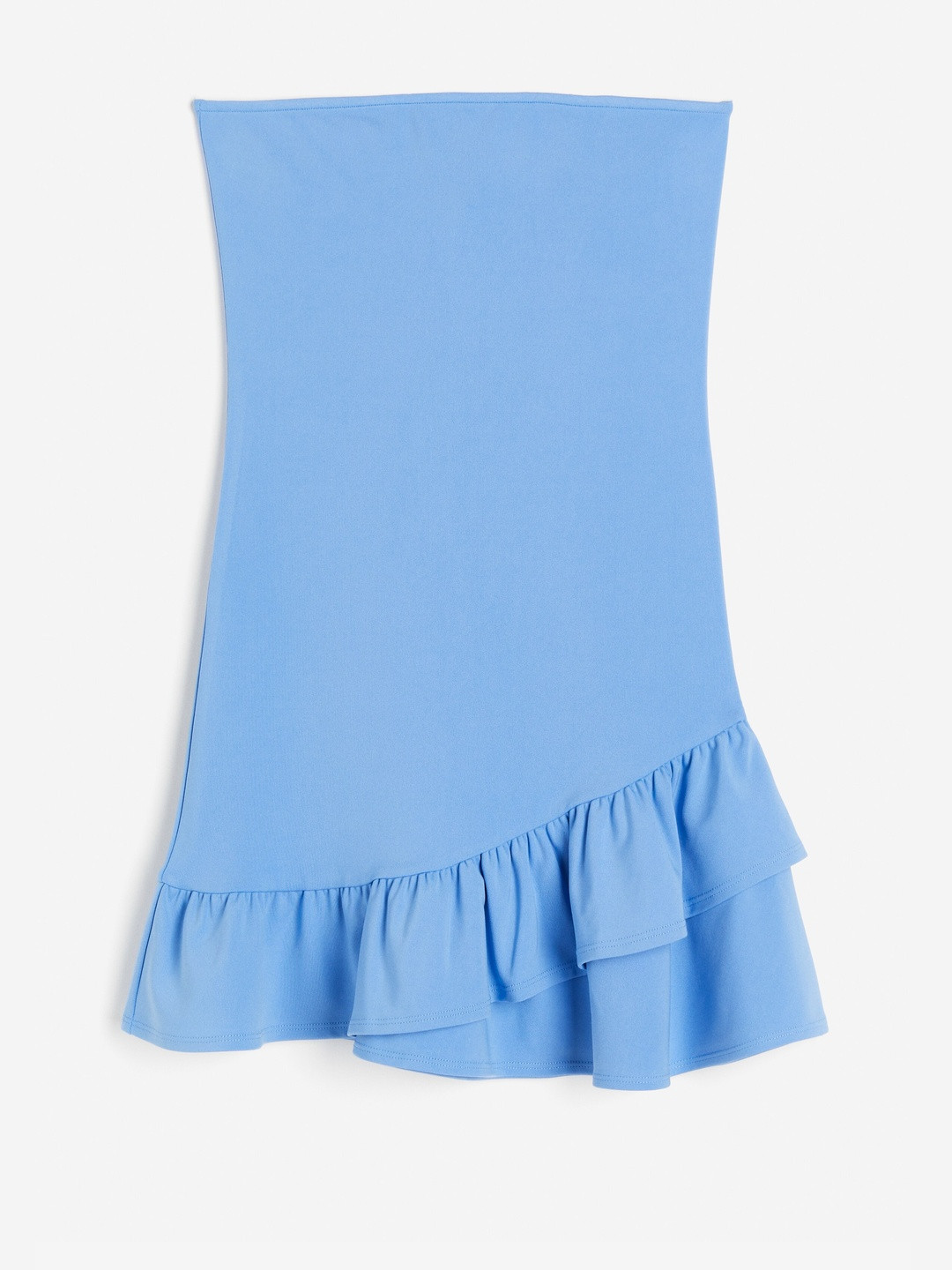 H&M Frill-Trimmed Bandeau Dress