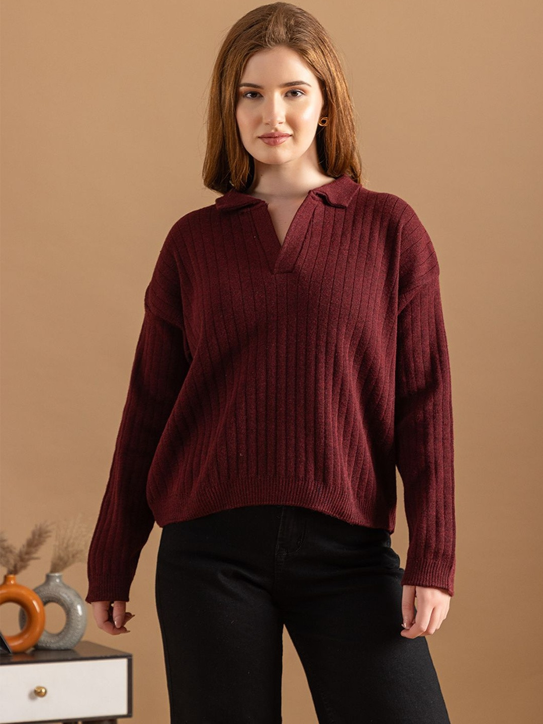 Roadster Women Ribbed Pullover