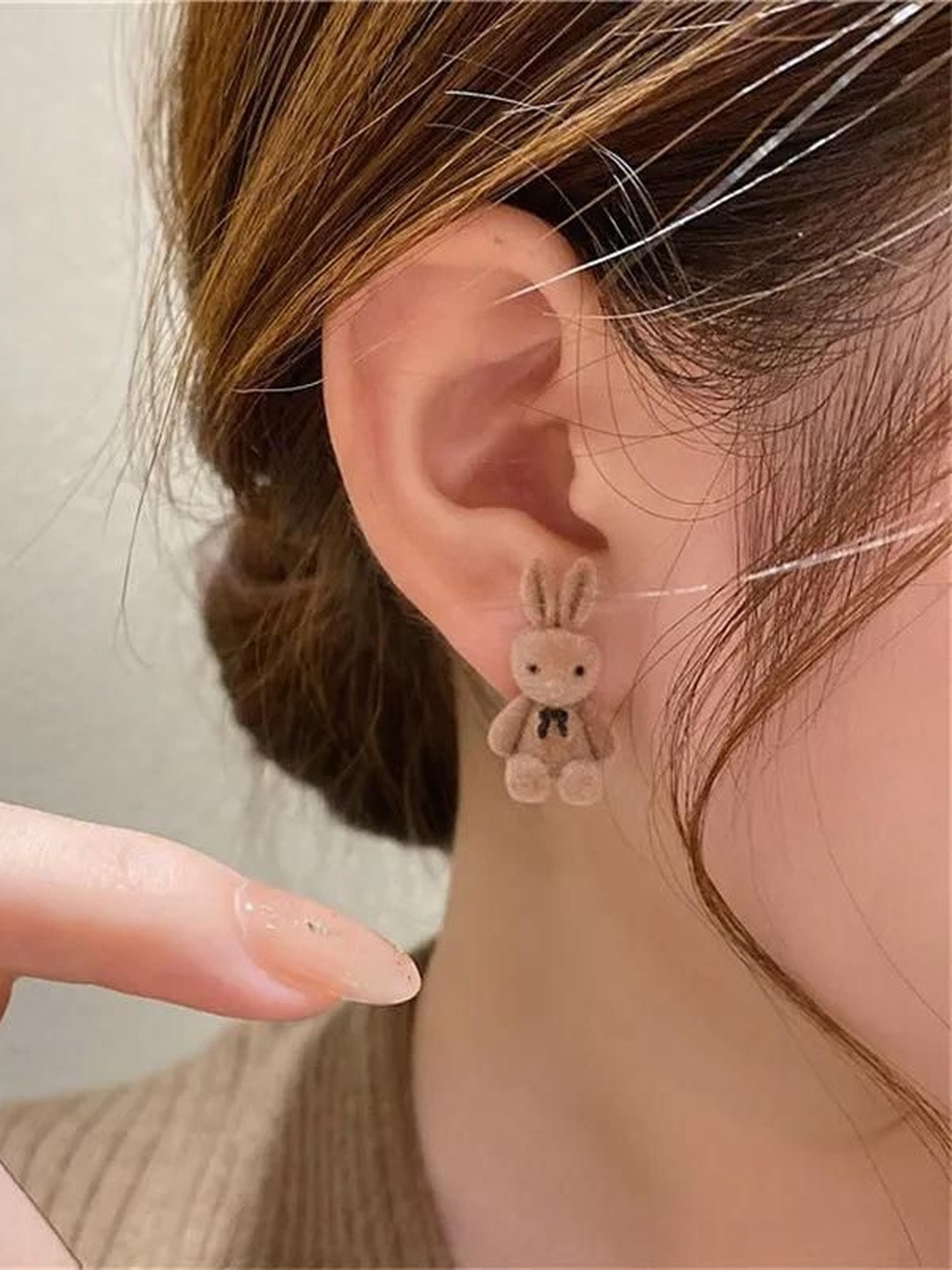 Celestique Bunny Shaped Studs