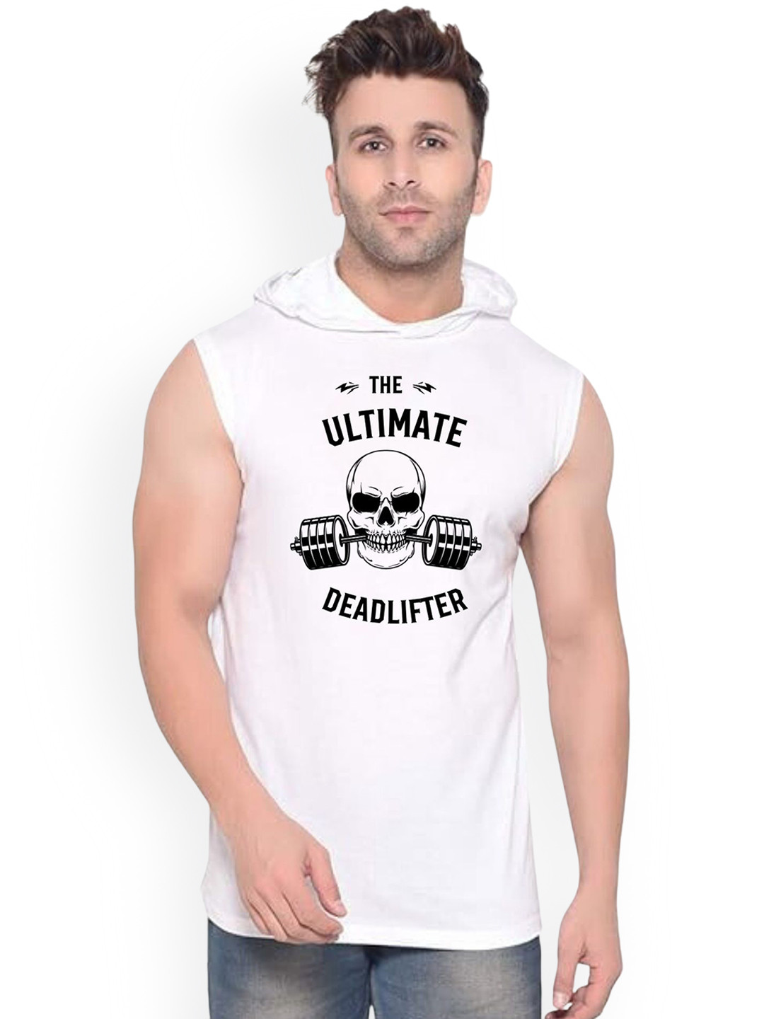 Fashnobic Men The Ultimate Dead Lifter Printed Gym Vests