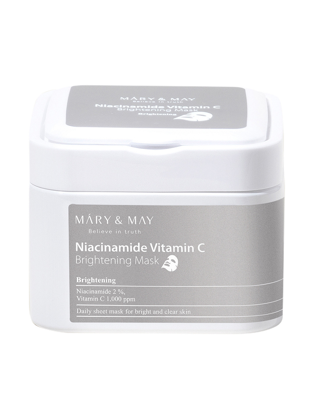 MARY & MAY Niacinamide Vitamin C Brightening Sheet Mask - 30 Pcs
