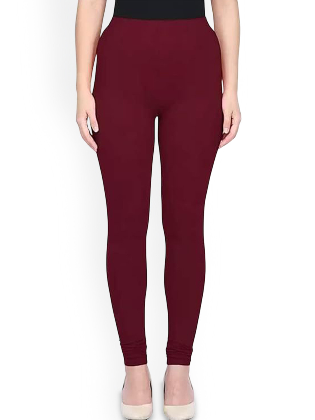 Thrifty Thread Slim-Fit Cotton Churidar Length Leggings