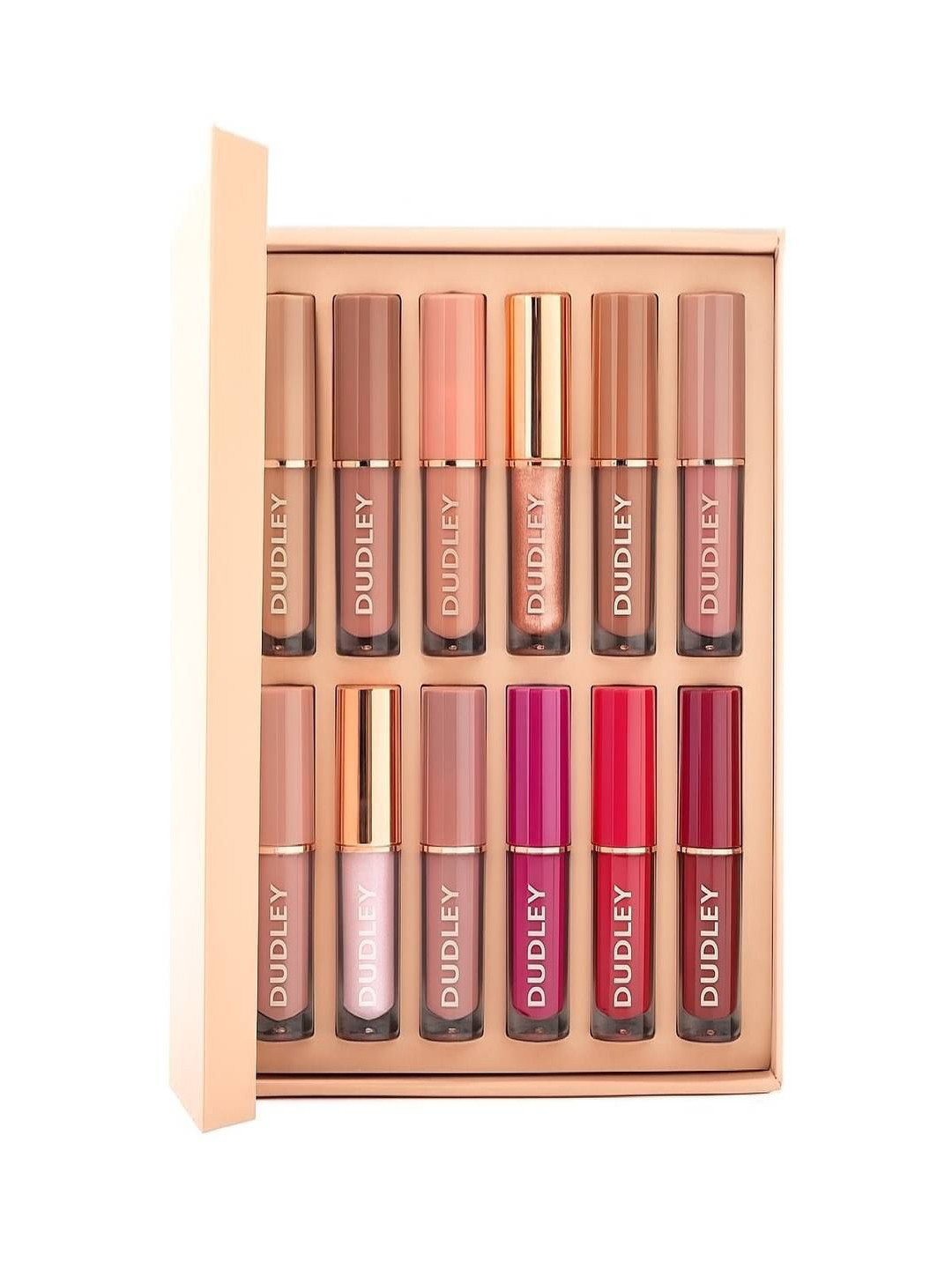 Dudley Set Of 12 Long-Lasting Matte Liquid Lipsticks - 2.5 ml Each