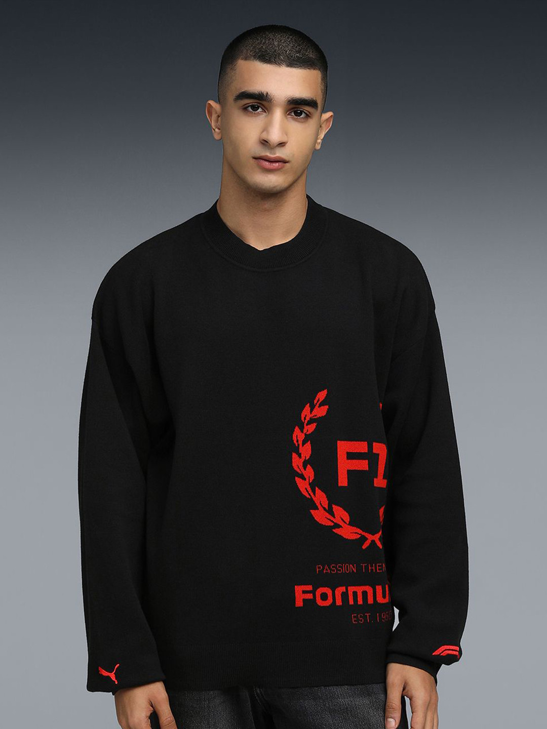 PUMA Motorsport F1 75 Yrs Men's Knitted Crew Neck Sweatshirt