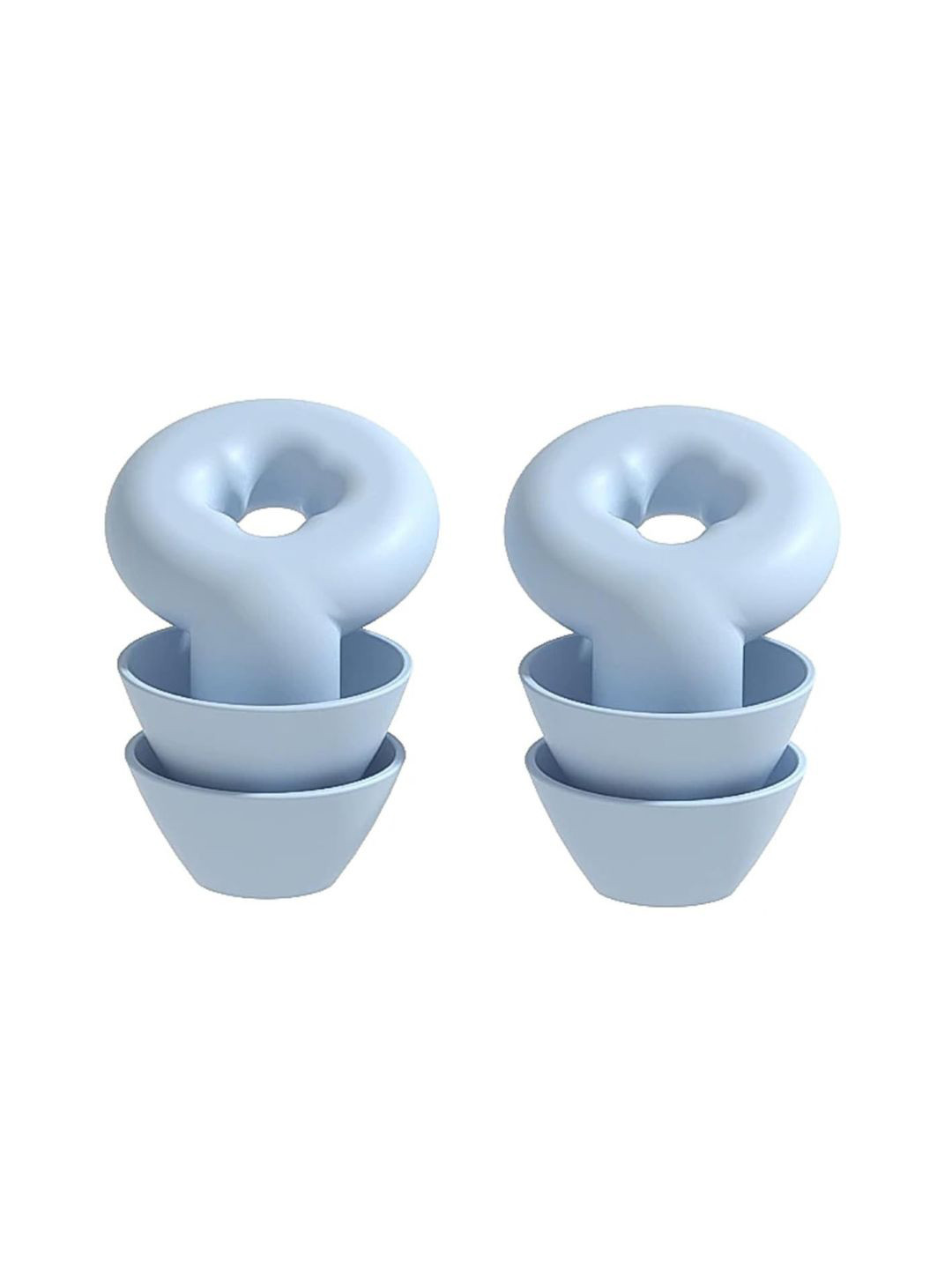 AUGEN Noise Canceling, Reusable Silicone Earplugs Hearing Protection Ear Plugs