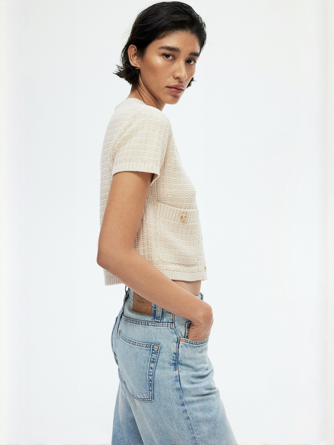 H&M Women Moss-Knit Cardigan