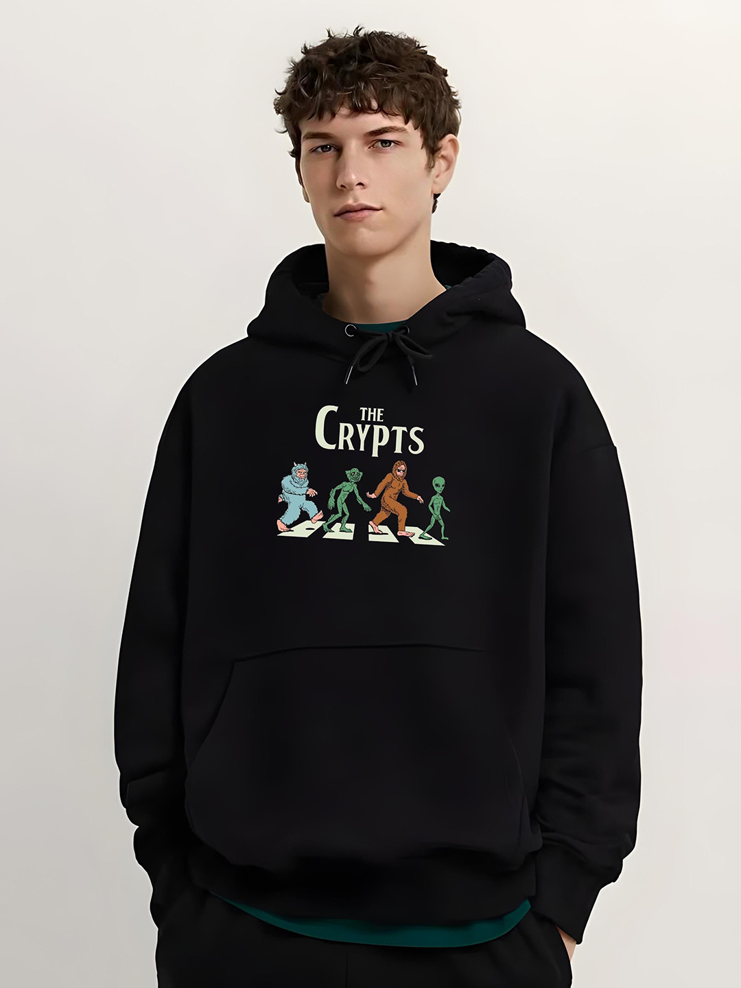 Stitchmeashirt Men Hooded Oversized Sweatshit