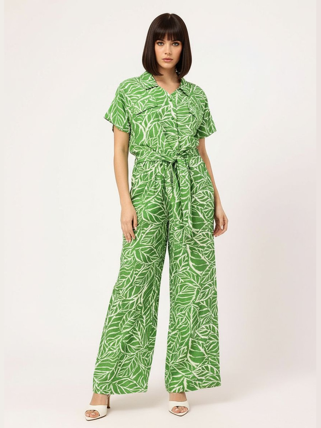 DressBerry Roaming Styles Tie-Up Printed Co-Ords