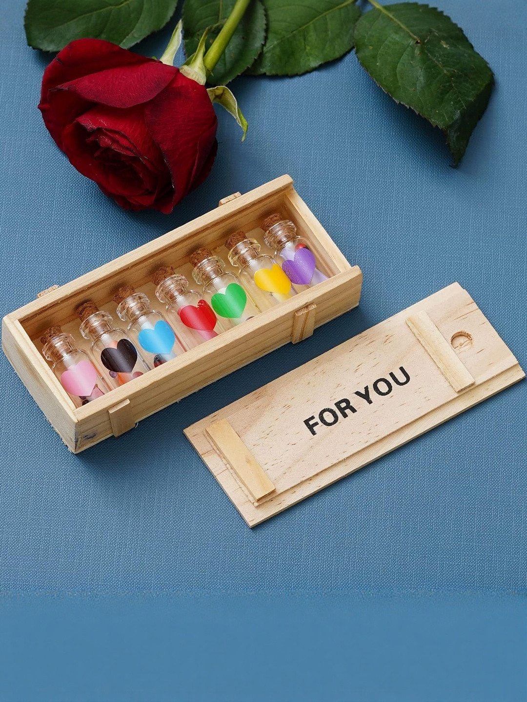 ASIDEA Pack Of 7 Messages Bottles Set