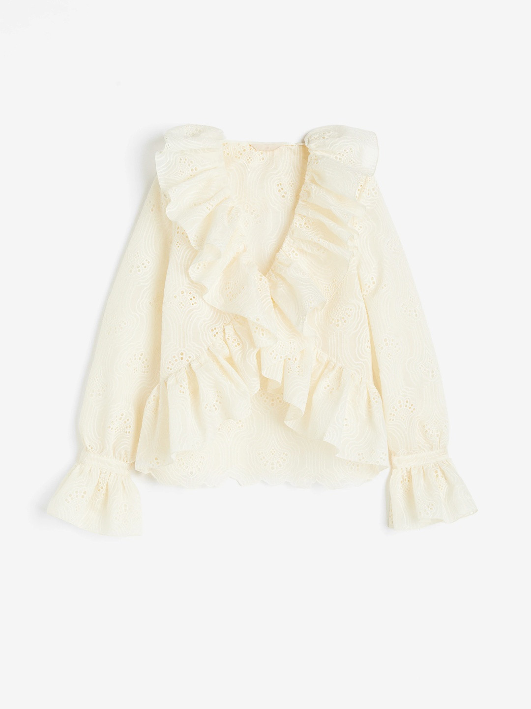 H&M Frill-Trimmed Blouse