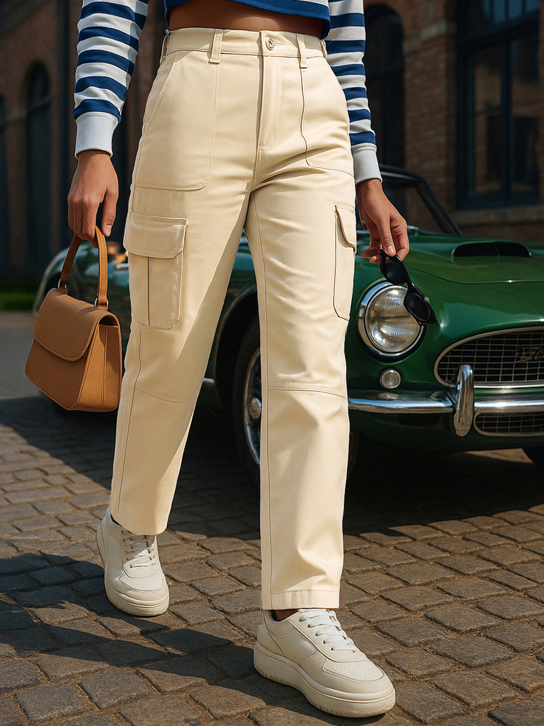 Bewakoof Women Straight Cargo Pants