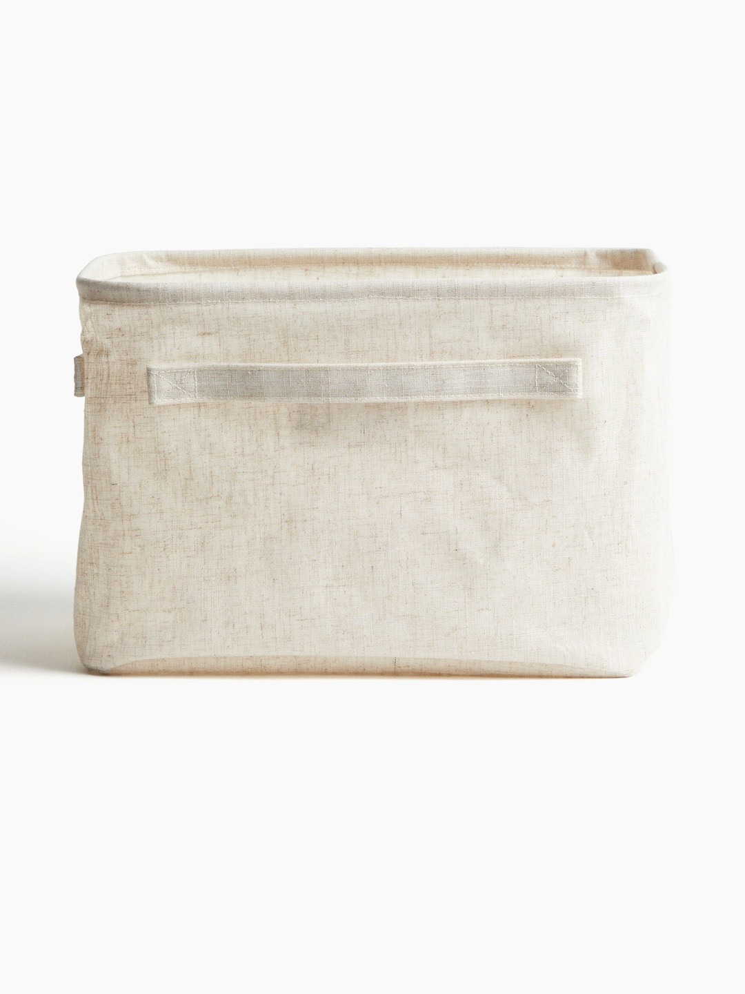 H&M Beige Linen-Blend Storage Box