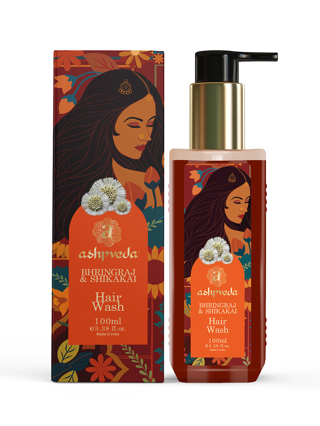 ASHPVEDA Essentials of Shikakai & Bhringraj Hair Wash Shampoo For Hair Fall- 100 ml