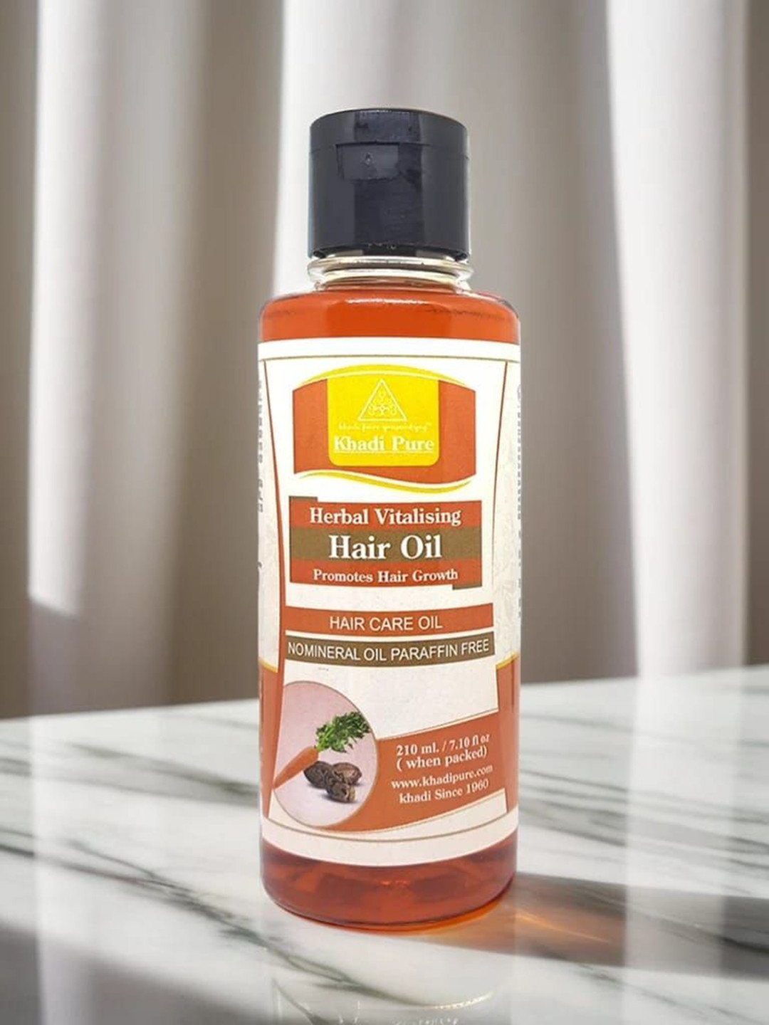 Khadi Pure Herbal Vitalising Hair Oil - 210 ml