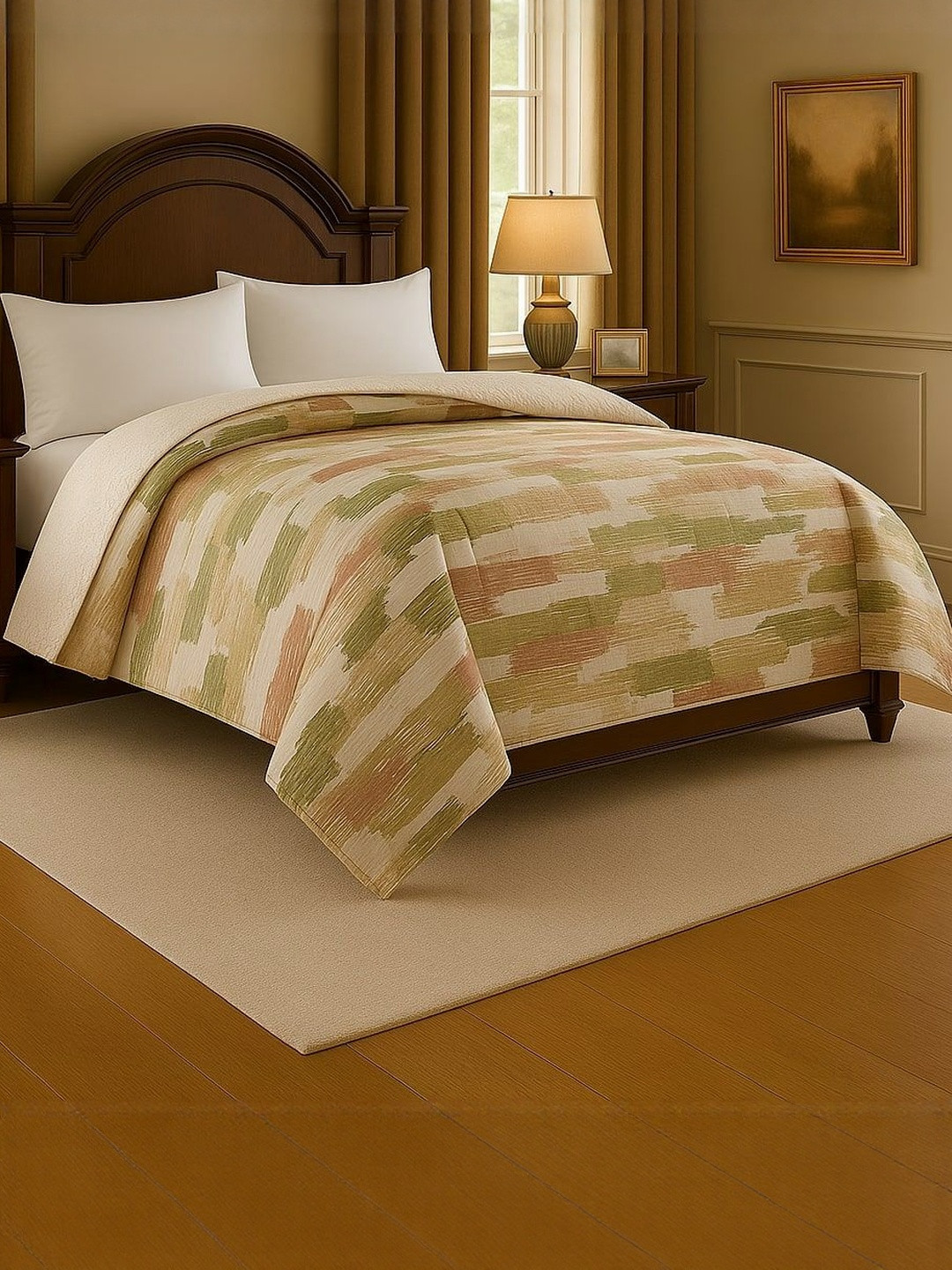 Signature Double Bed Microfibre Summer Winter 600 GSM Ac Comforter Blanket