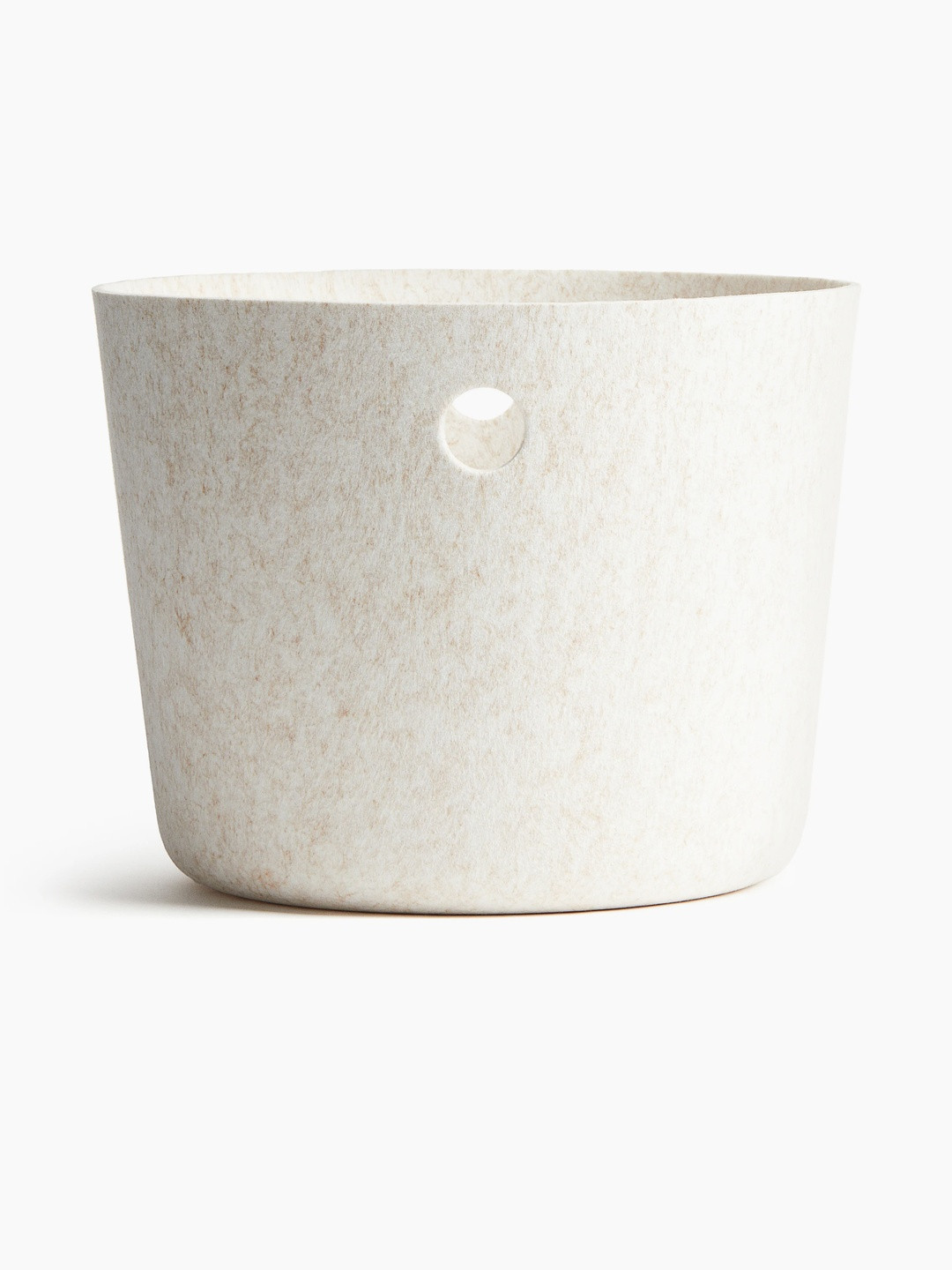 H&M White Large Felted Storage Basket