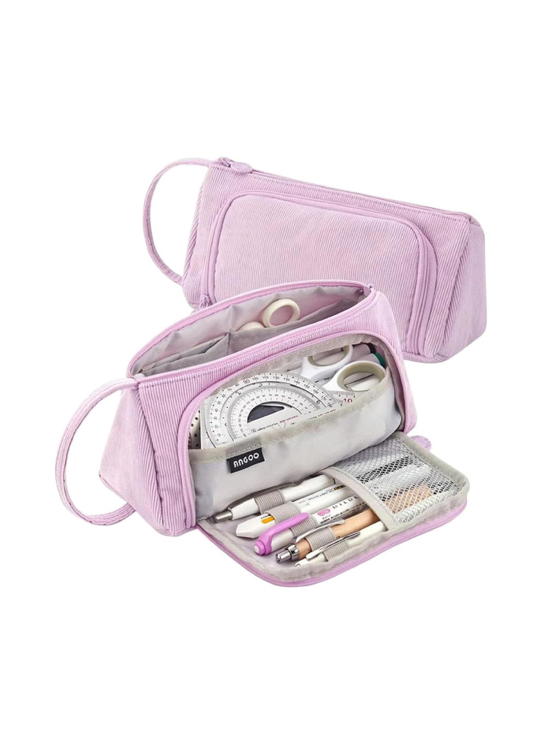 AUGEN Girls Zipper Pouch Pen Cases Stationery