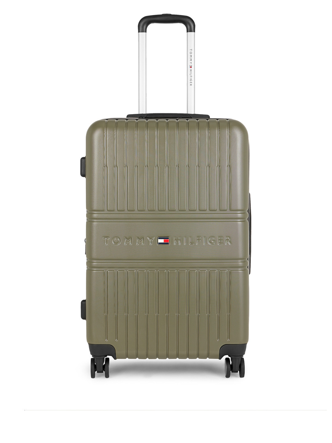 Tommy Hilfiger Stanford Textured Hard Large Suitcase Trolley- 121.69L