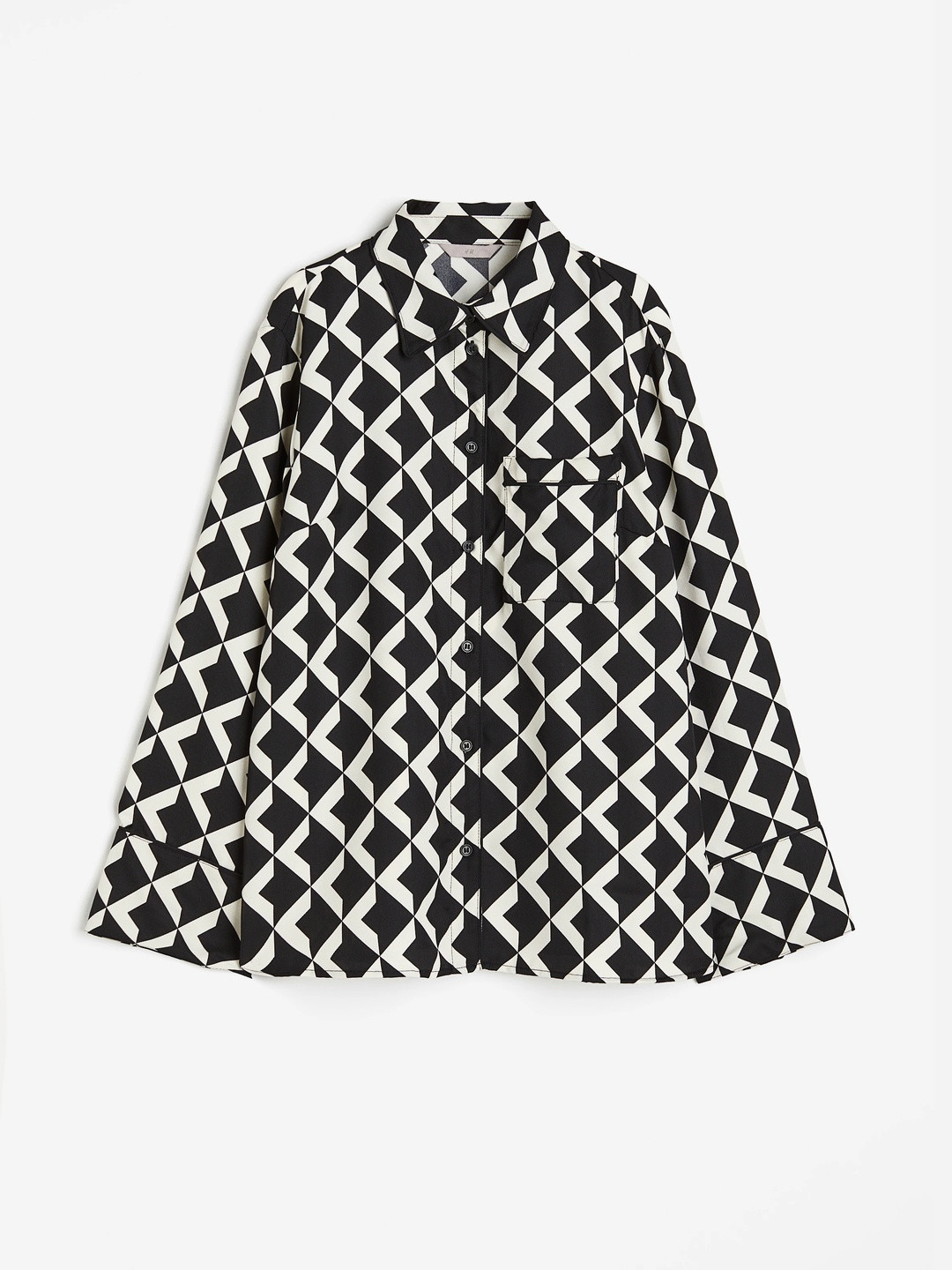 H&M Women Piping-Detail Shirt