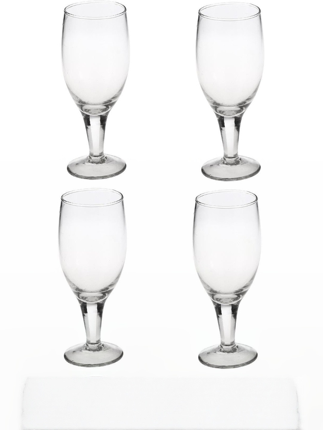 1ST TIME Transparent 4 Pieces Dishwasher Safe Wine Glasses 180ml Each