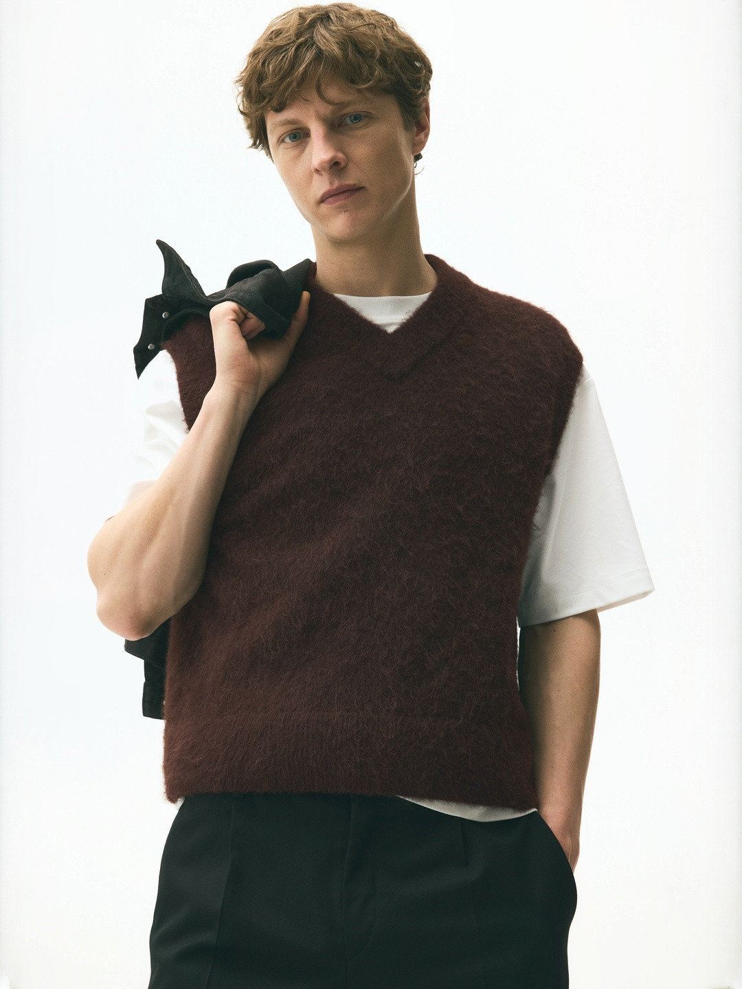 H&M Loose Fit Fluffy Sweater Vest