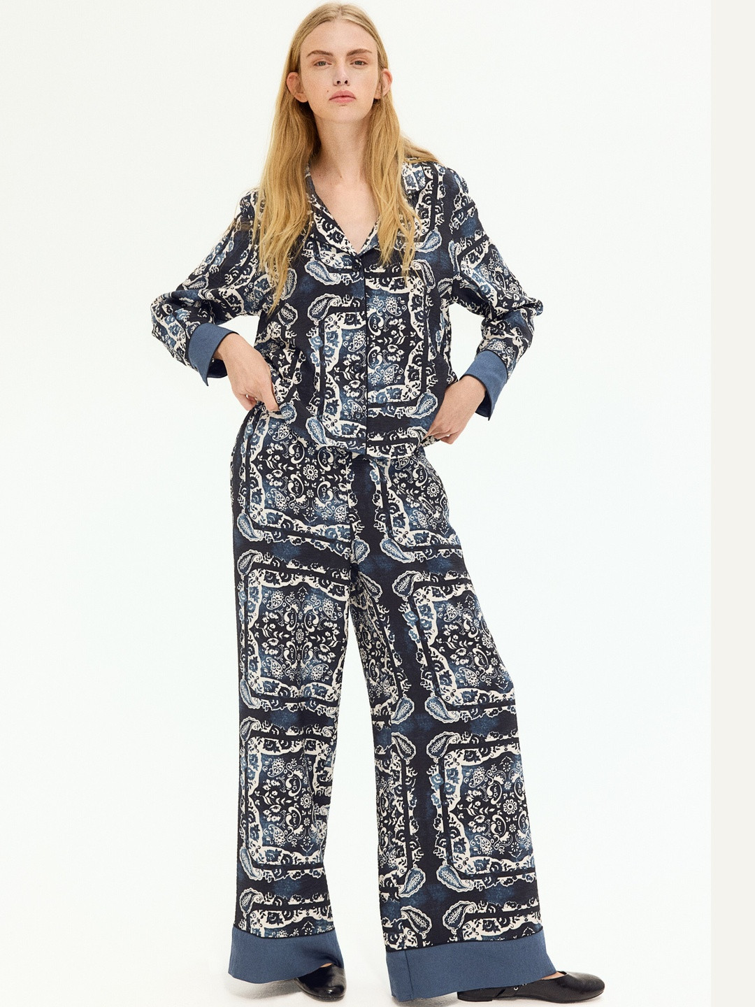 H&M Women Patterned Trousers