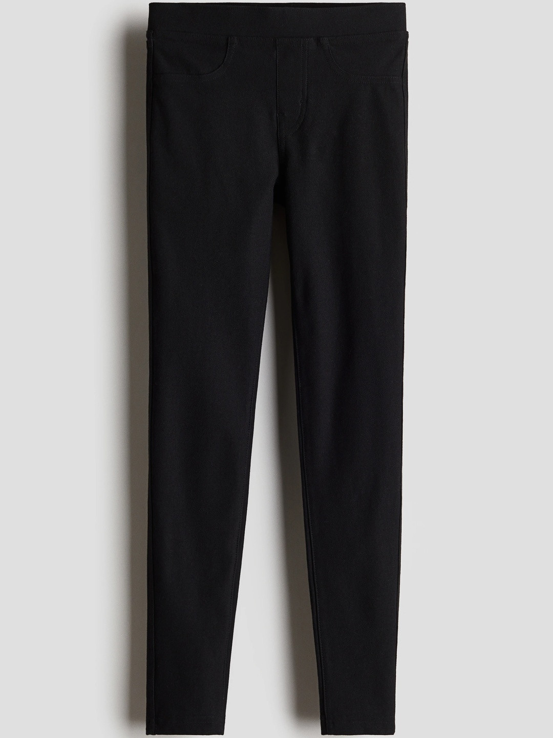 H&M Girls Black Solid Treggings