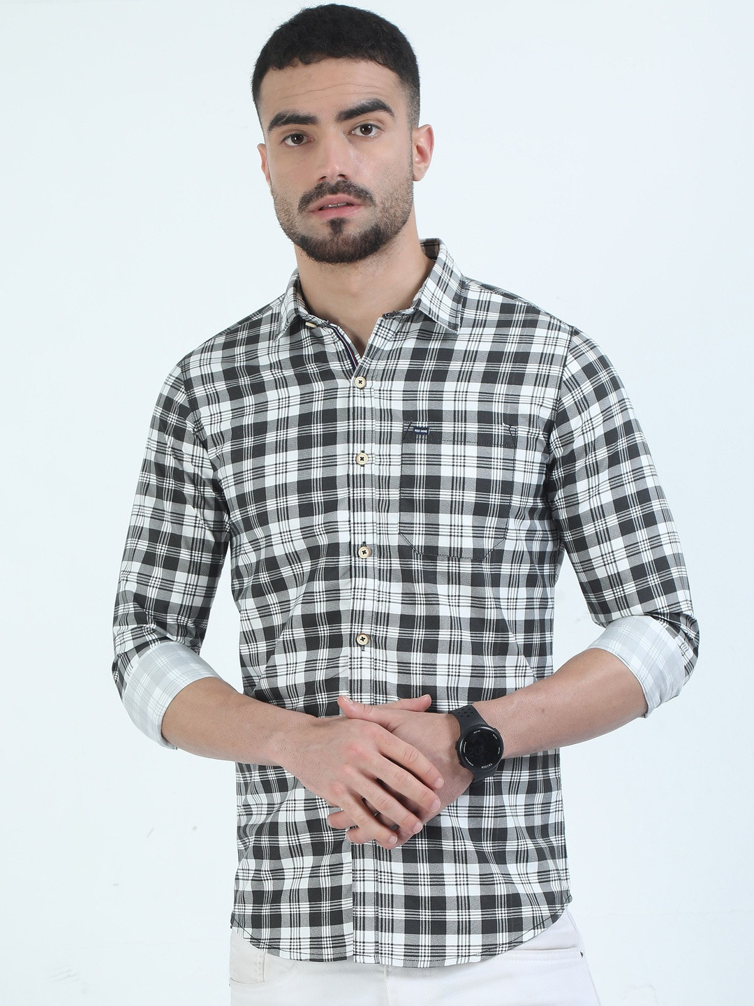 RS Fashions Men Multi Cotton Slim Fit Comfort Shirts