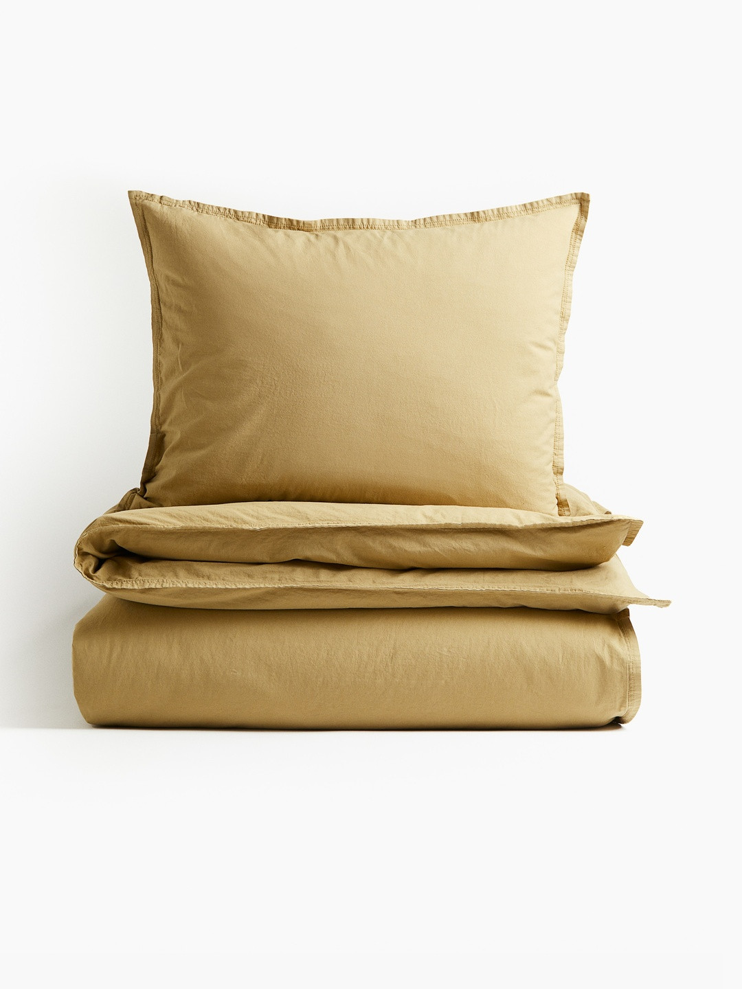 H&M Washed Cotton Single Duvet Cover Set