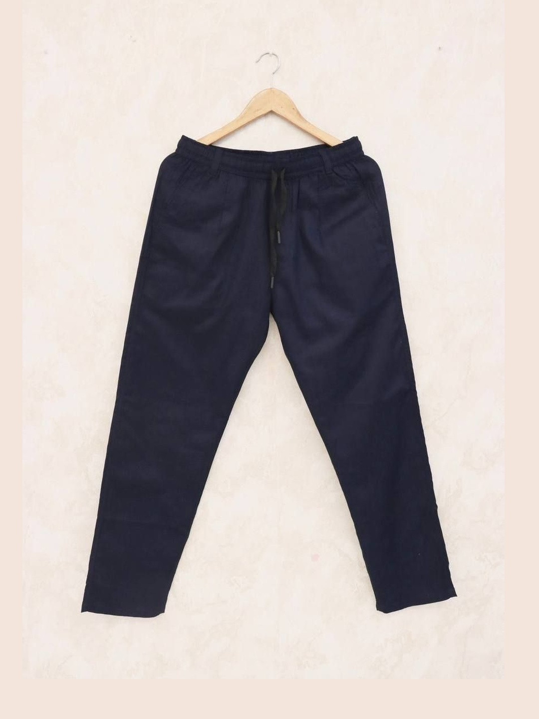 VS MALL Men Regular Fit Mid Rise Easy Wash Chinos Trouser