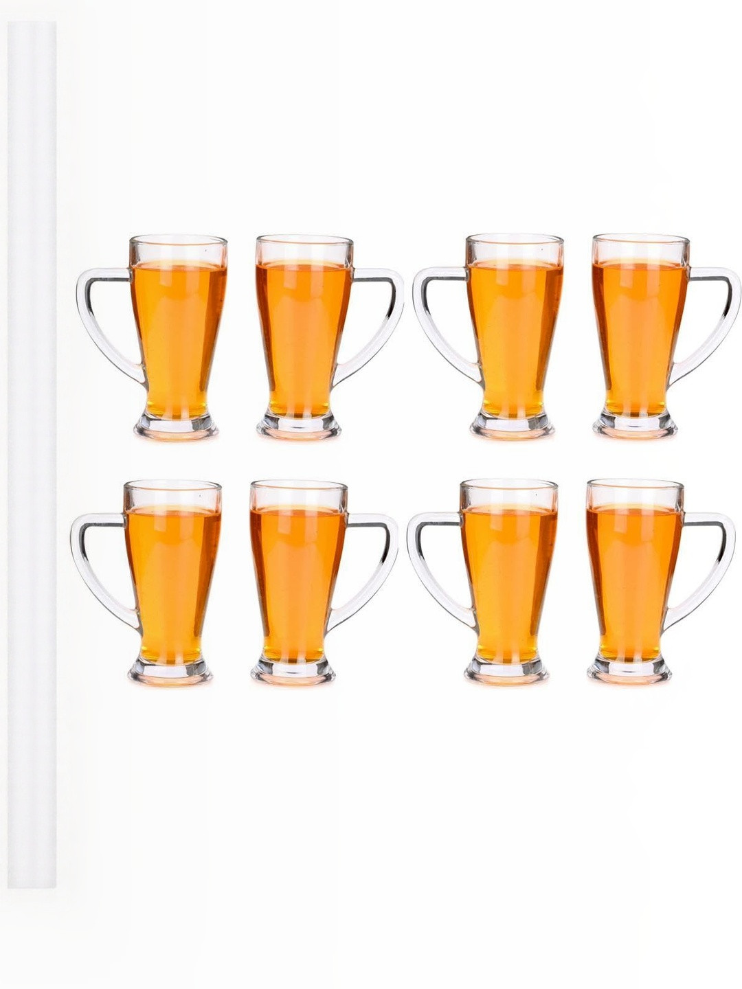 1ST TIME Transparent 8 Pcs Beer Bar Glasses