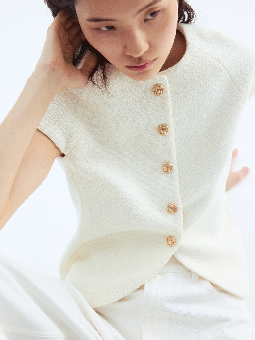 H&M Button-Front Top