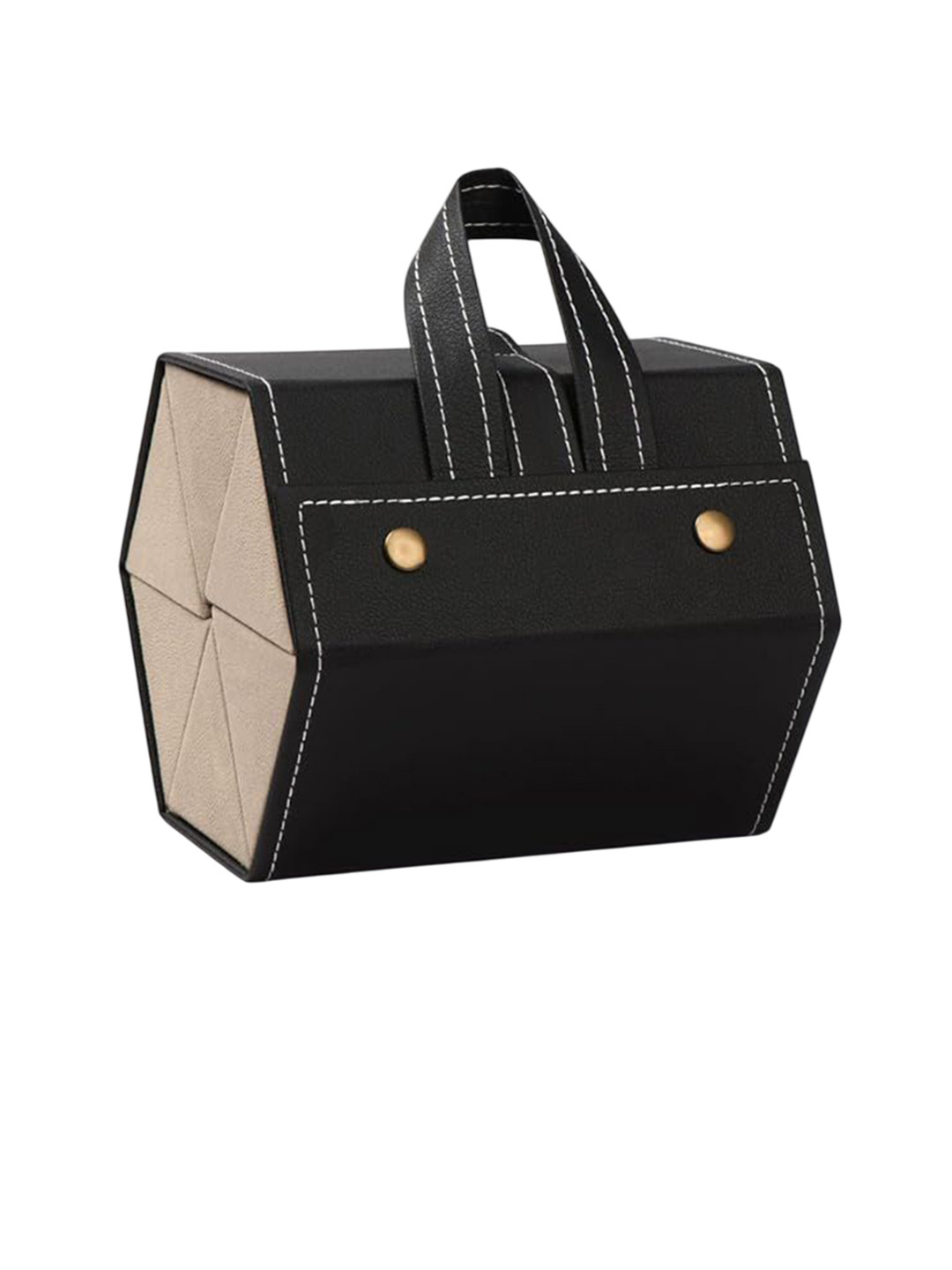 AUGEN Black & White Portable Folding 6 Slot Sunglass Organizer