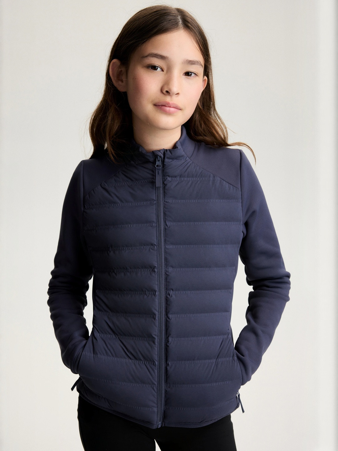 H&M Girls Hybrid Padded Jacket With ThermoMove