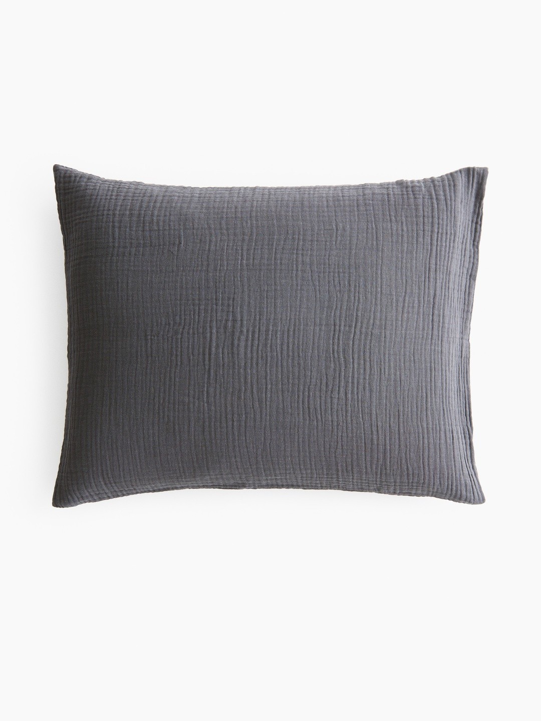 H&M Grey Pure Cotton Pillowcase