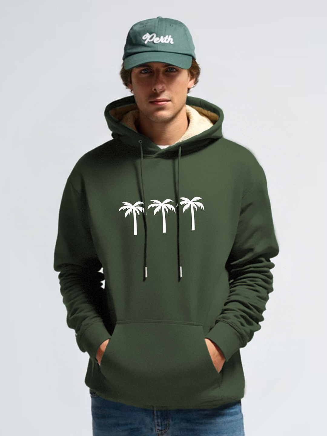MaverIQ Men Graphic Printed Hooded Neck Long Sleeves Regular Pullover Hoodie