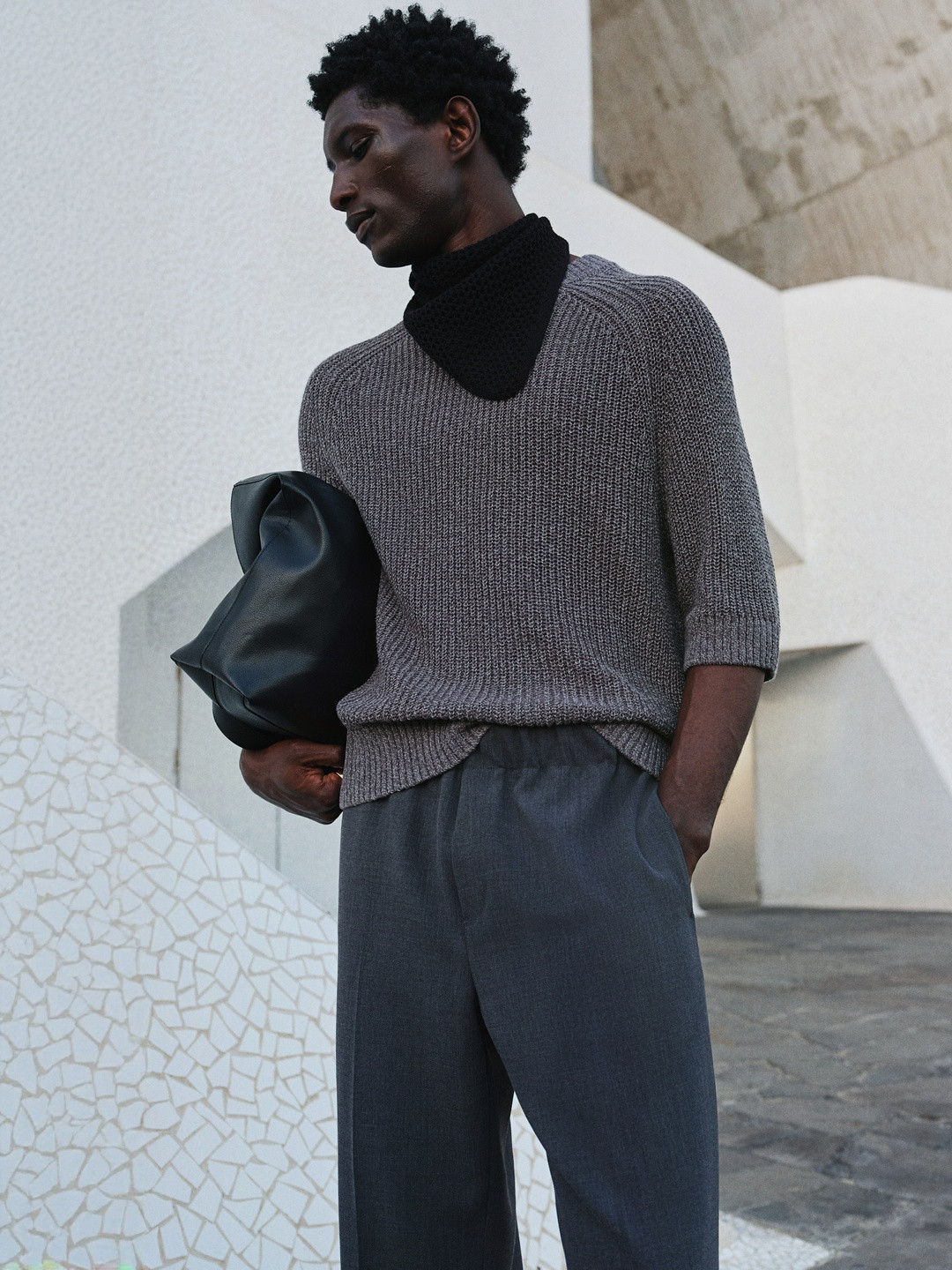 H&M Regular Fit Short-Sleeved Jumper 1264982002