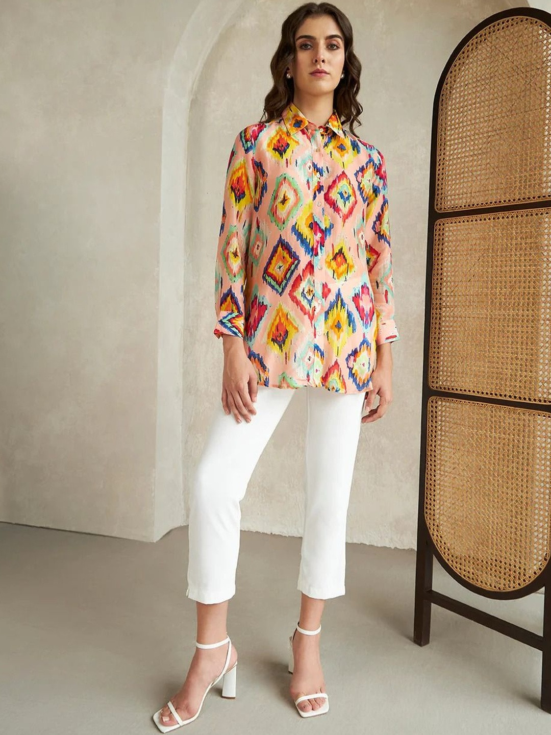LERIYA FASHION Print Ethnic Top
