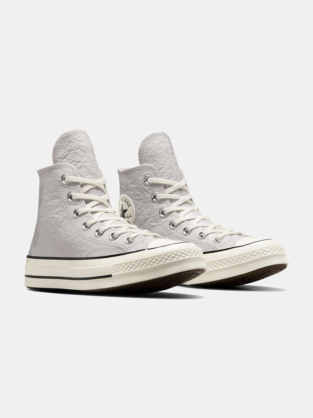 Converse Women Leather Lace-Ups High-Top Sneakers