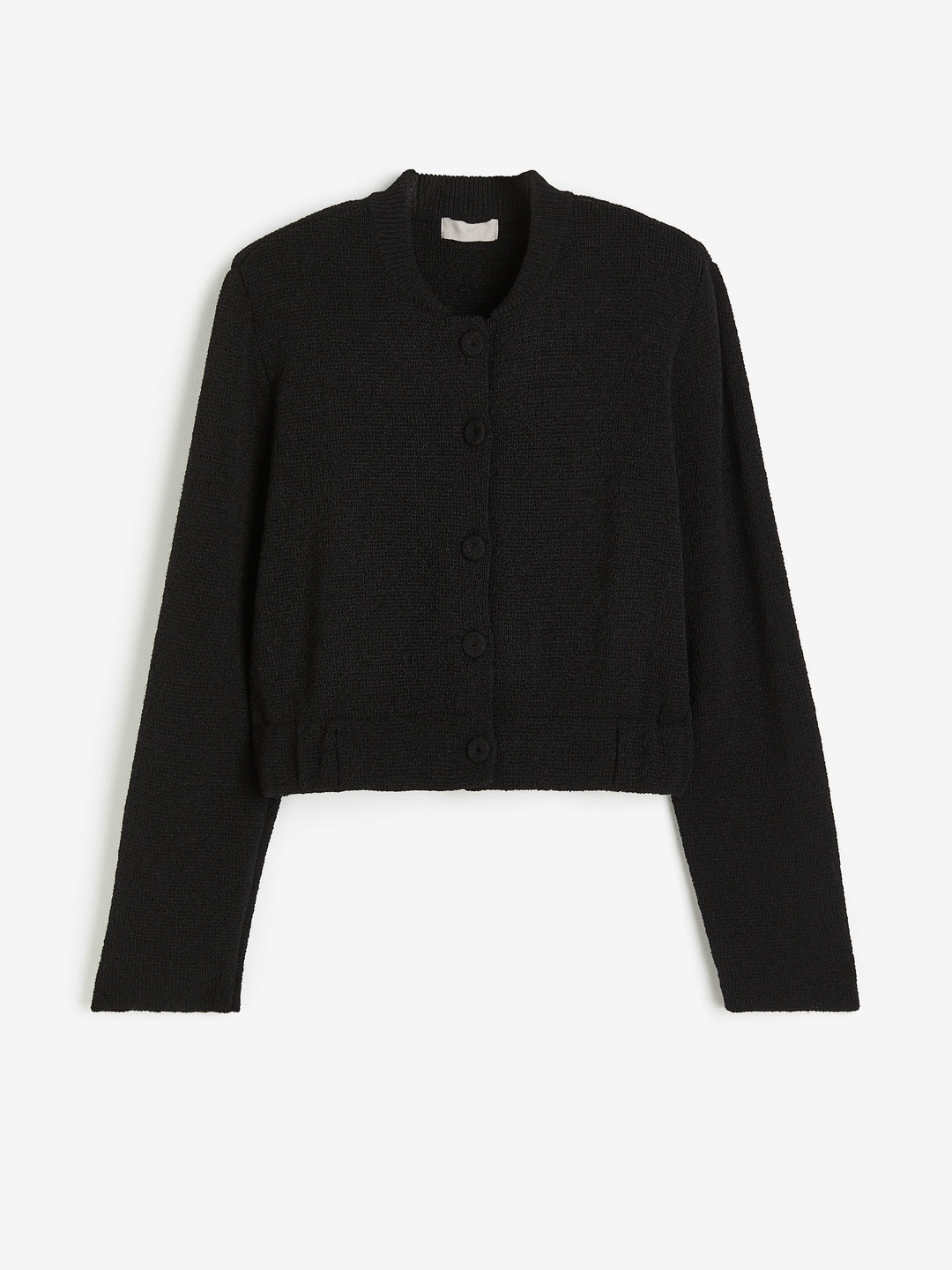H&M Knitted Shoulder-Pad Jacket