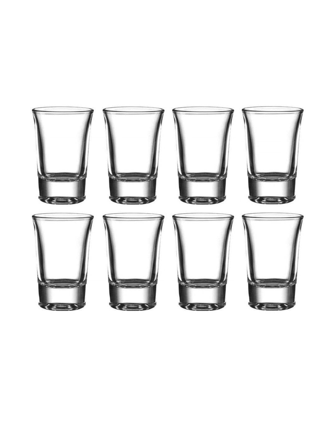 1ST TIME Transparent 8 Pcs Dishwasher Safe Shot Glasses
