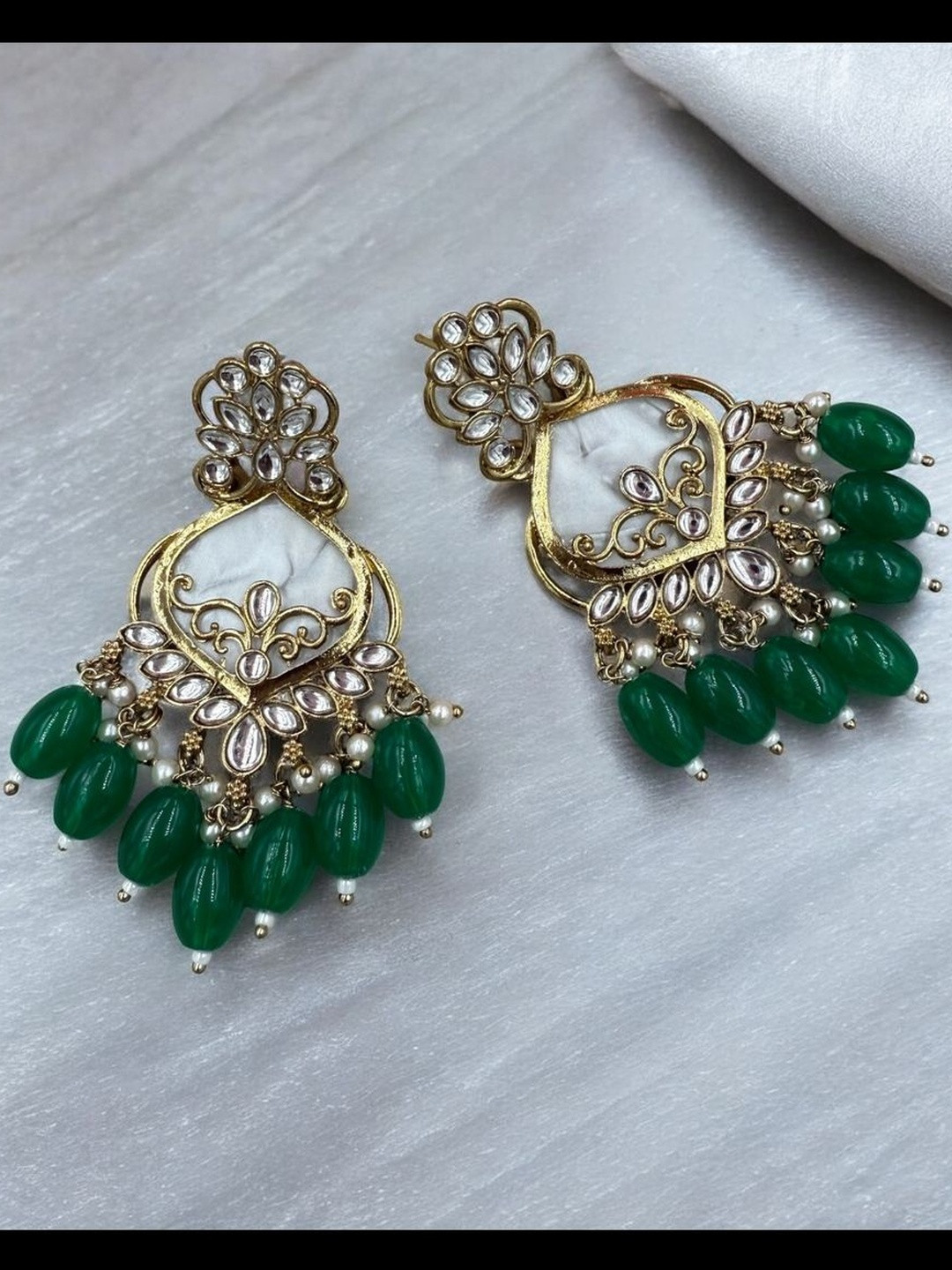 strucker Geometric Drop Earrings