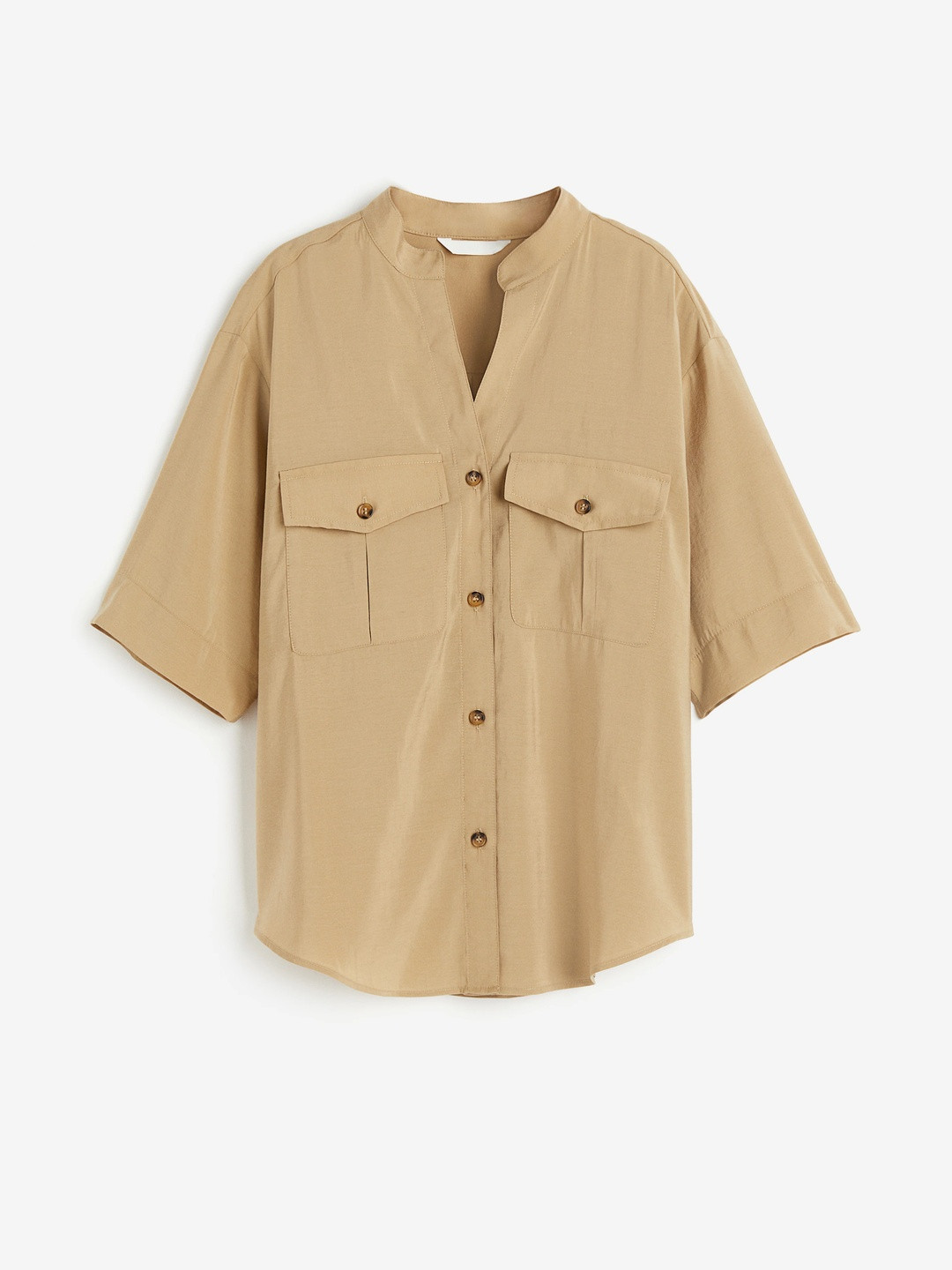 H&M Modal-Blend Utility Shirt
