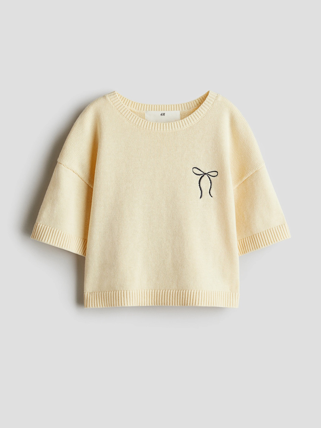 H&M Girls Knitted Solid Top