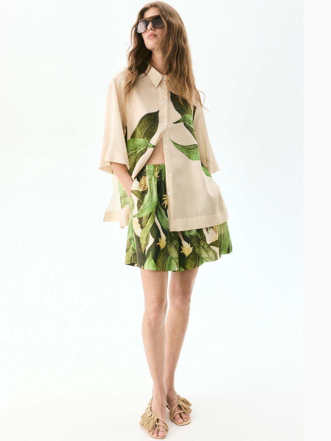 H&M Patterned Pull-On Shorts